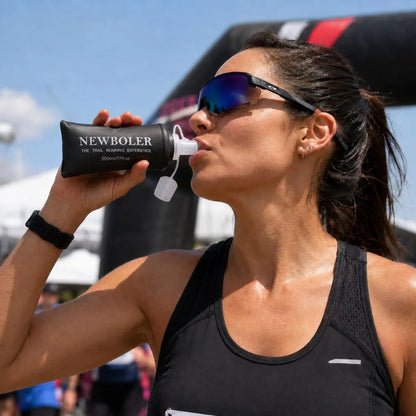 Garrafa de Hidratação Soft Flask Dobrável 500ml – BPA Free – Ideal para Corrida e Trilha
