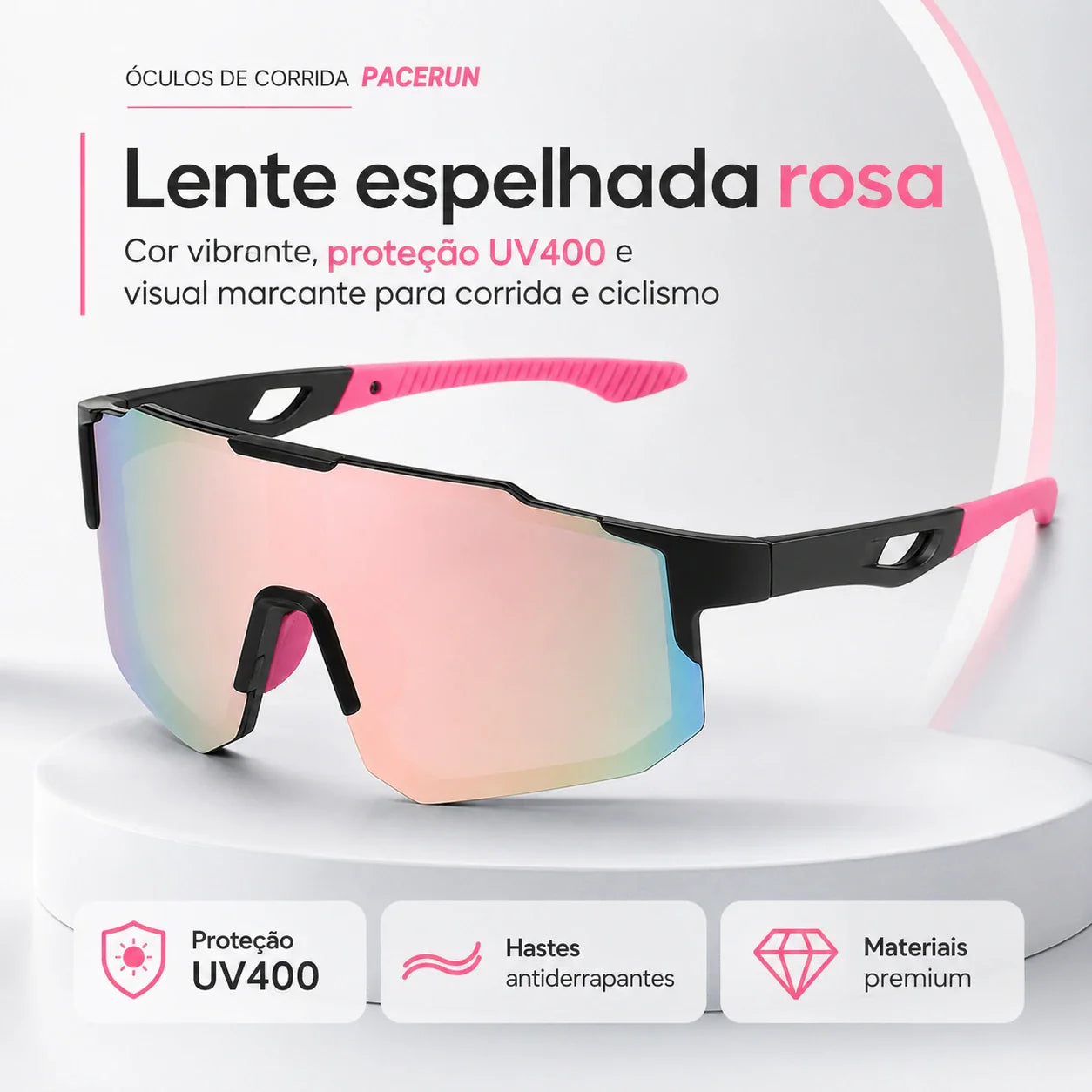 Óculos de Corrida Unissex - PaceRun