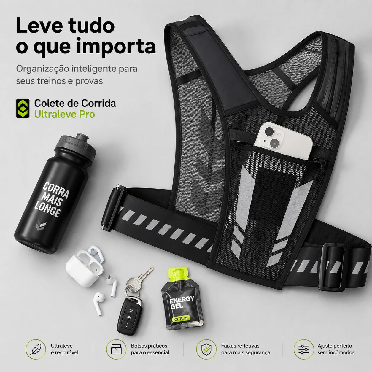 Colete de Corrida Ultraleve Pro